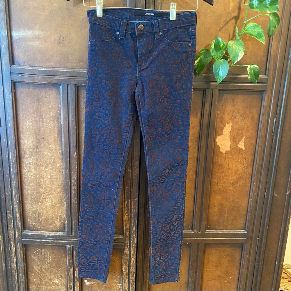Joe’s Jeans Ultra slim fit jegging velvet leopard 14